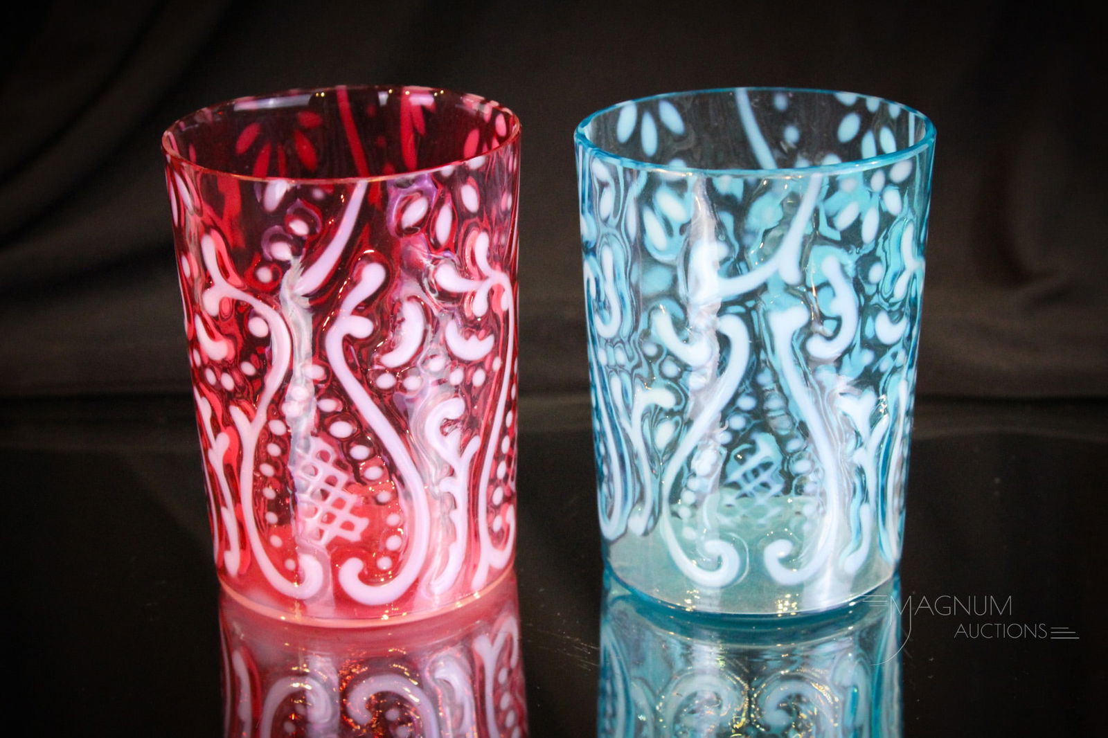 2 pc Lot Northwood Arabian Nights Victorian Tumblers (1 of 11)