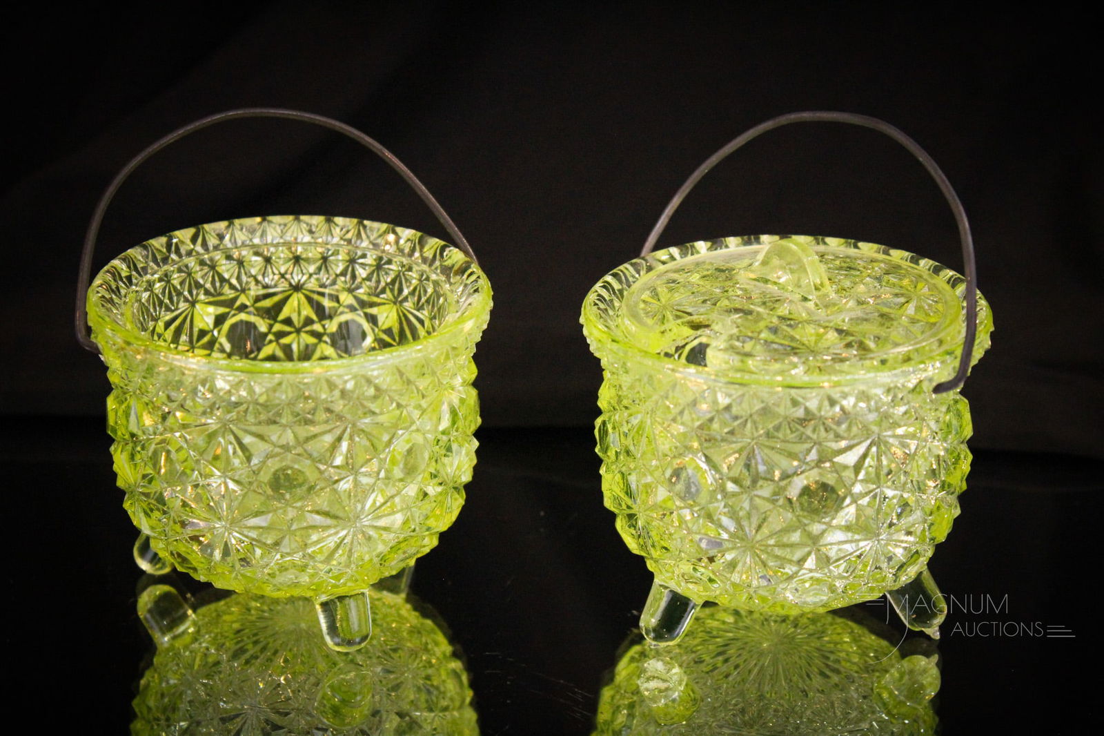 2 pc Lot Victorian Vaseline Novelty Items 1 is Rare (1 of 7)