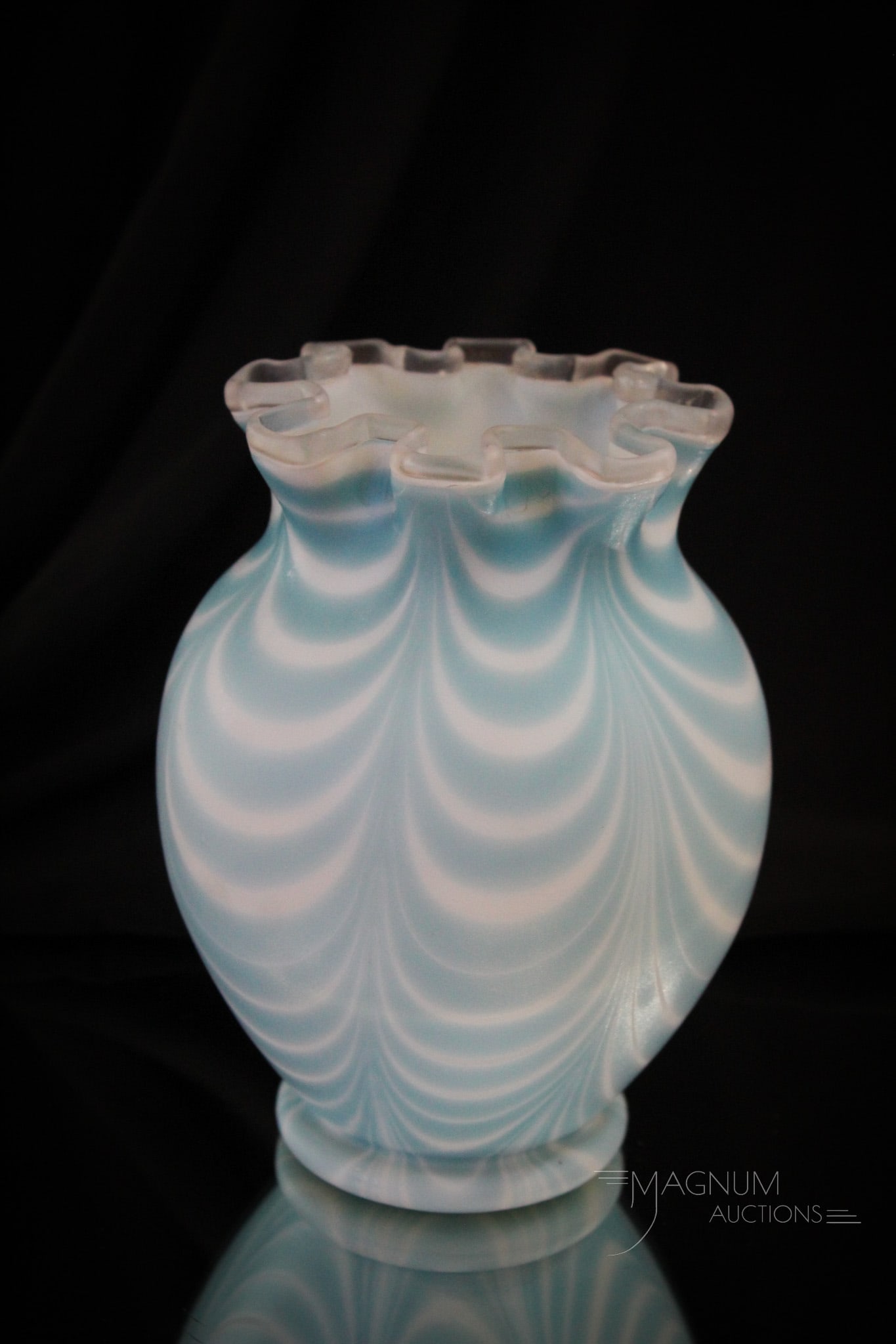 Victorian Harrach Stevens & Williams Glass Vase (1 of 6)