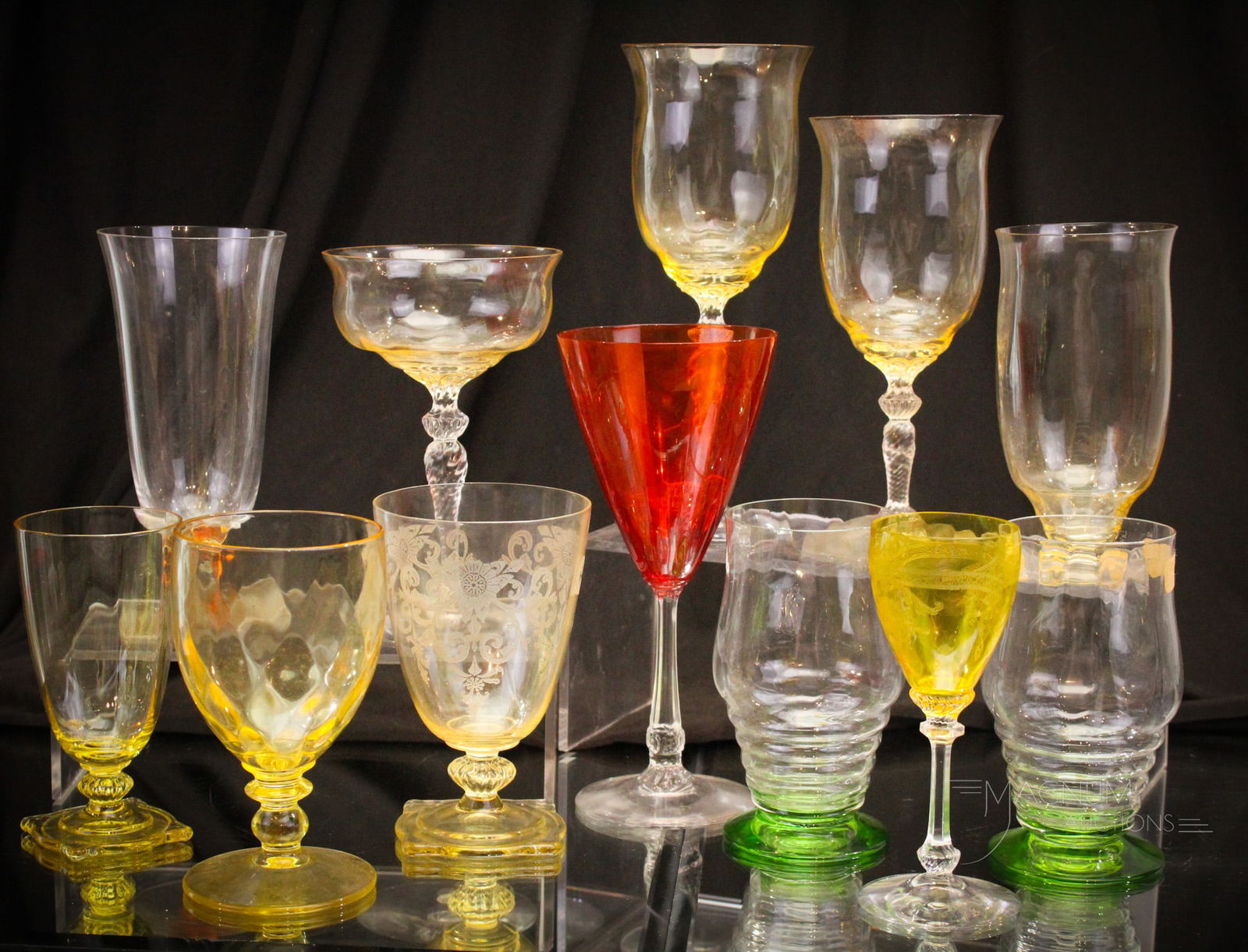 12 pc Lot Heisey Elegant Glass Stems (1 of 8)