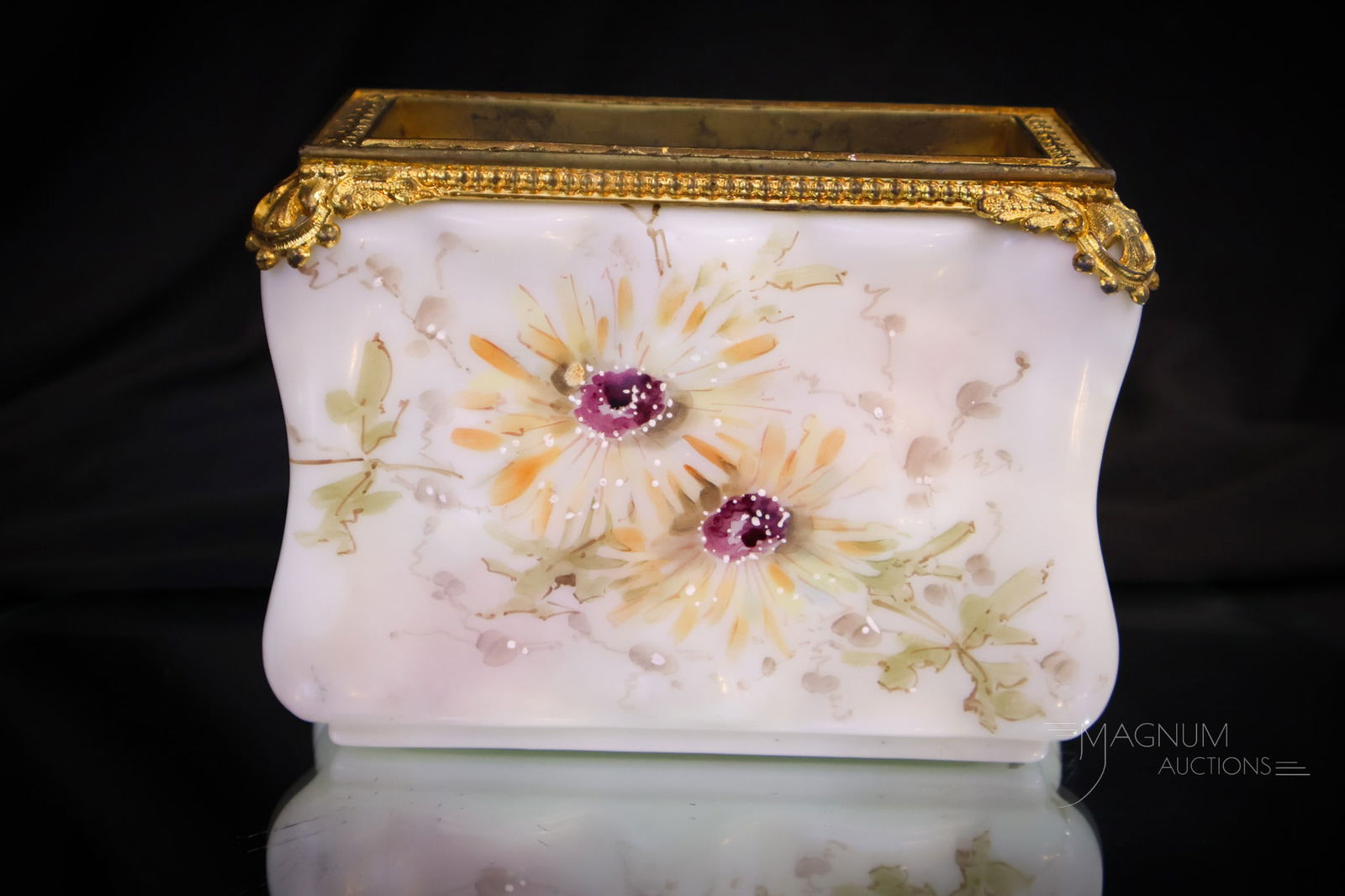 Signed Wavecrest Egg Crate Victorian Glass Letter Holder (1 of 7)