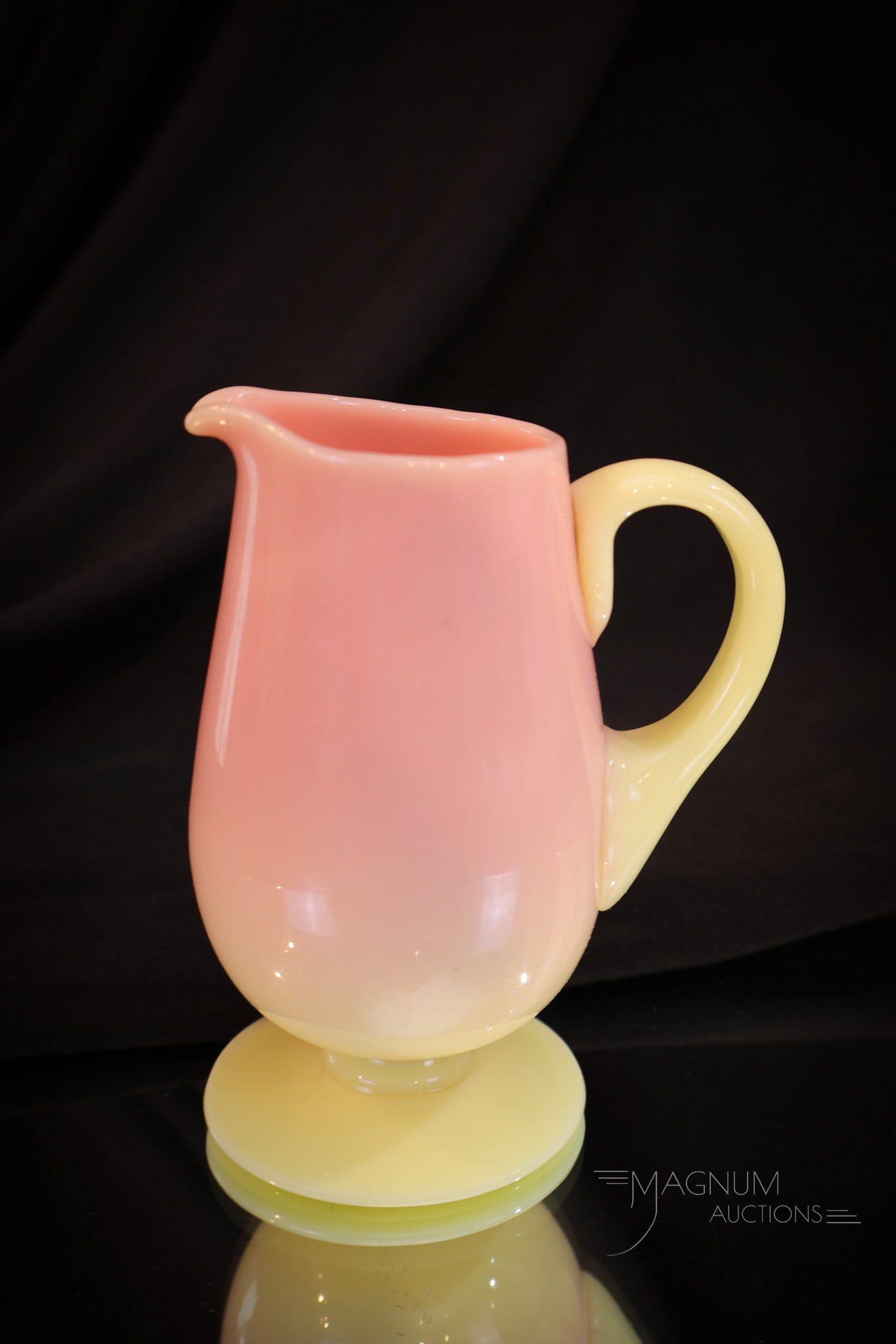 Mt. Washington Burmese Victorian Glass Cream Pitcher (1 of 7)