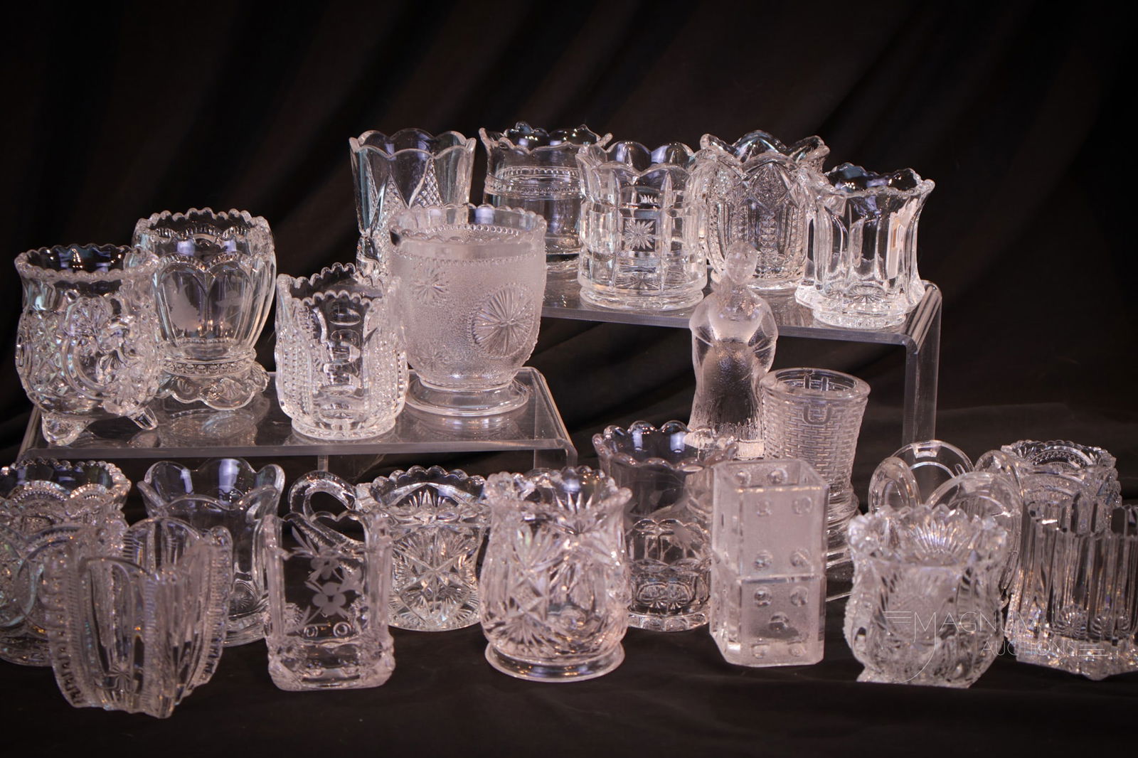 22 pc Lot Generosity in Patterns Victorian Toothpick Holders (1 of 3)