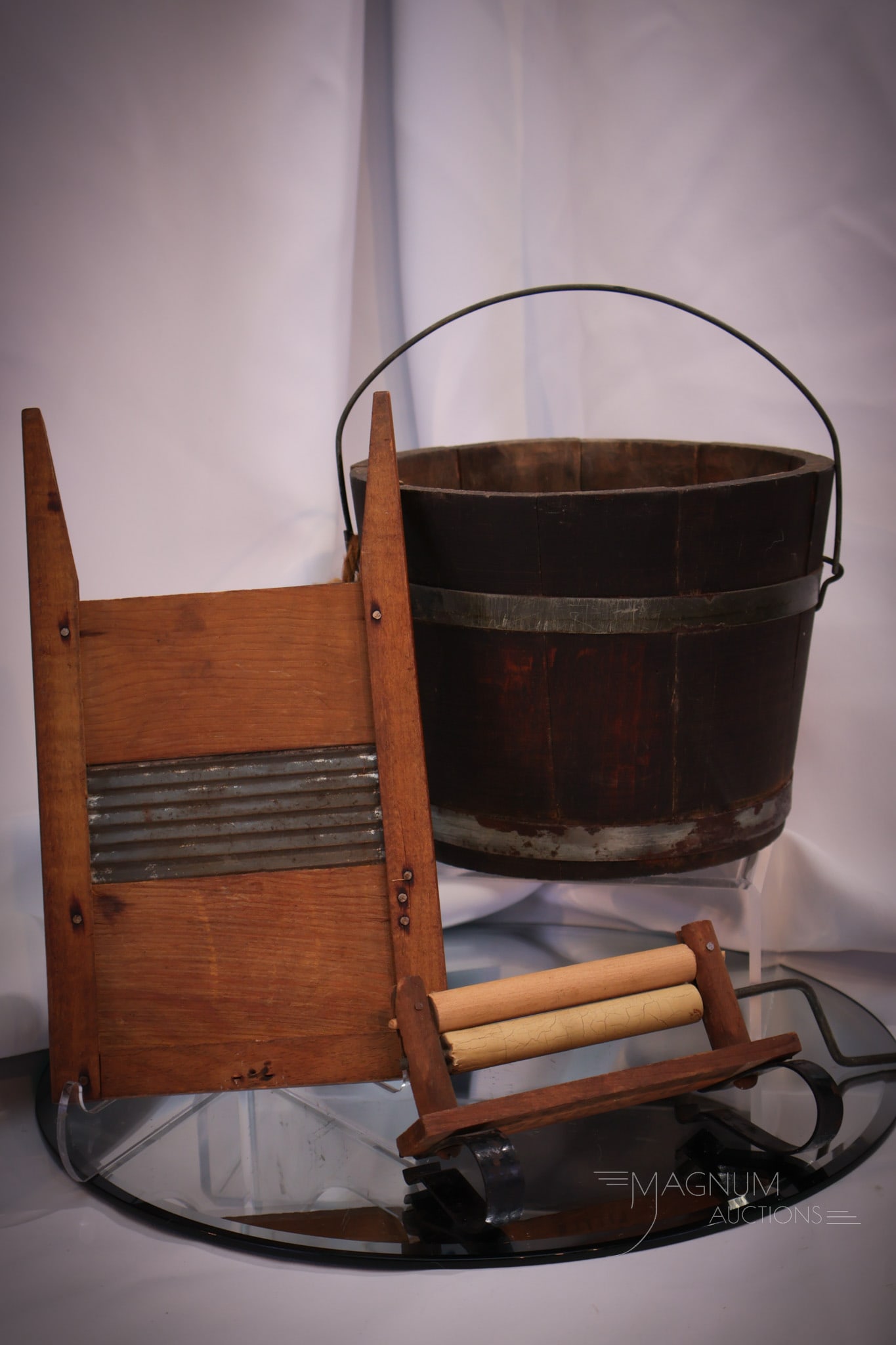 3 pc Lot Antique Wood Children's Toys "Little Playmate Gem" & More (1 of 10)