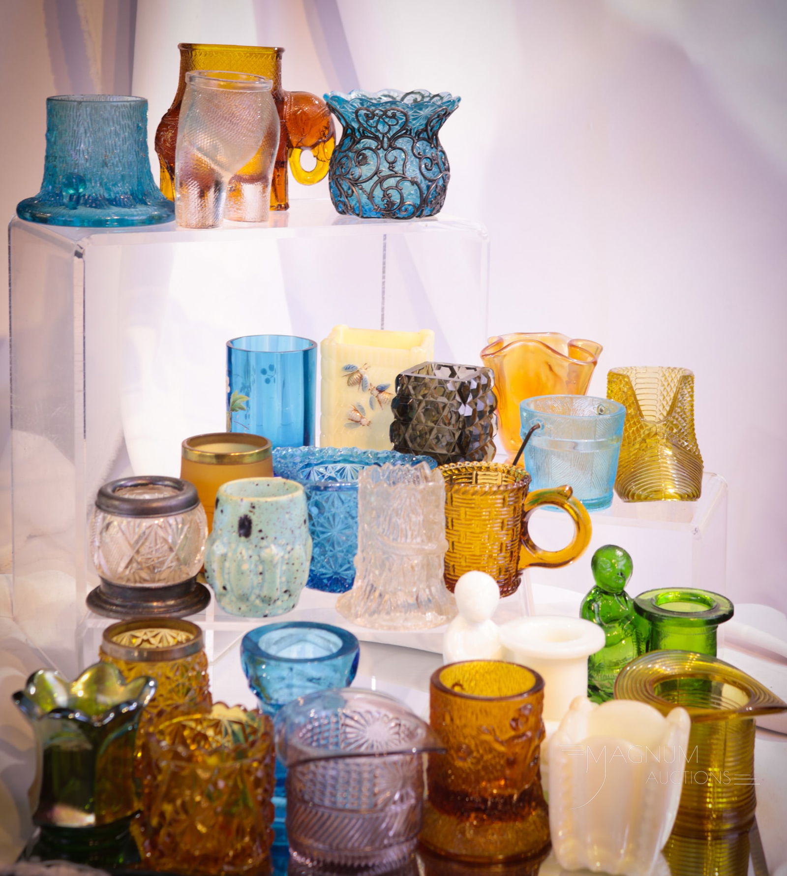 26 pc Victorian & More Novelty Glass Toothpick Holders (1 of 4)