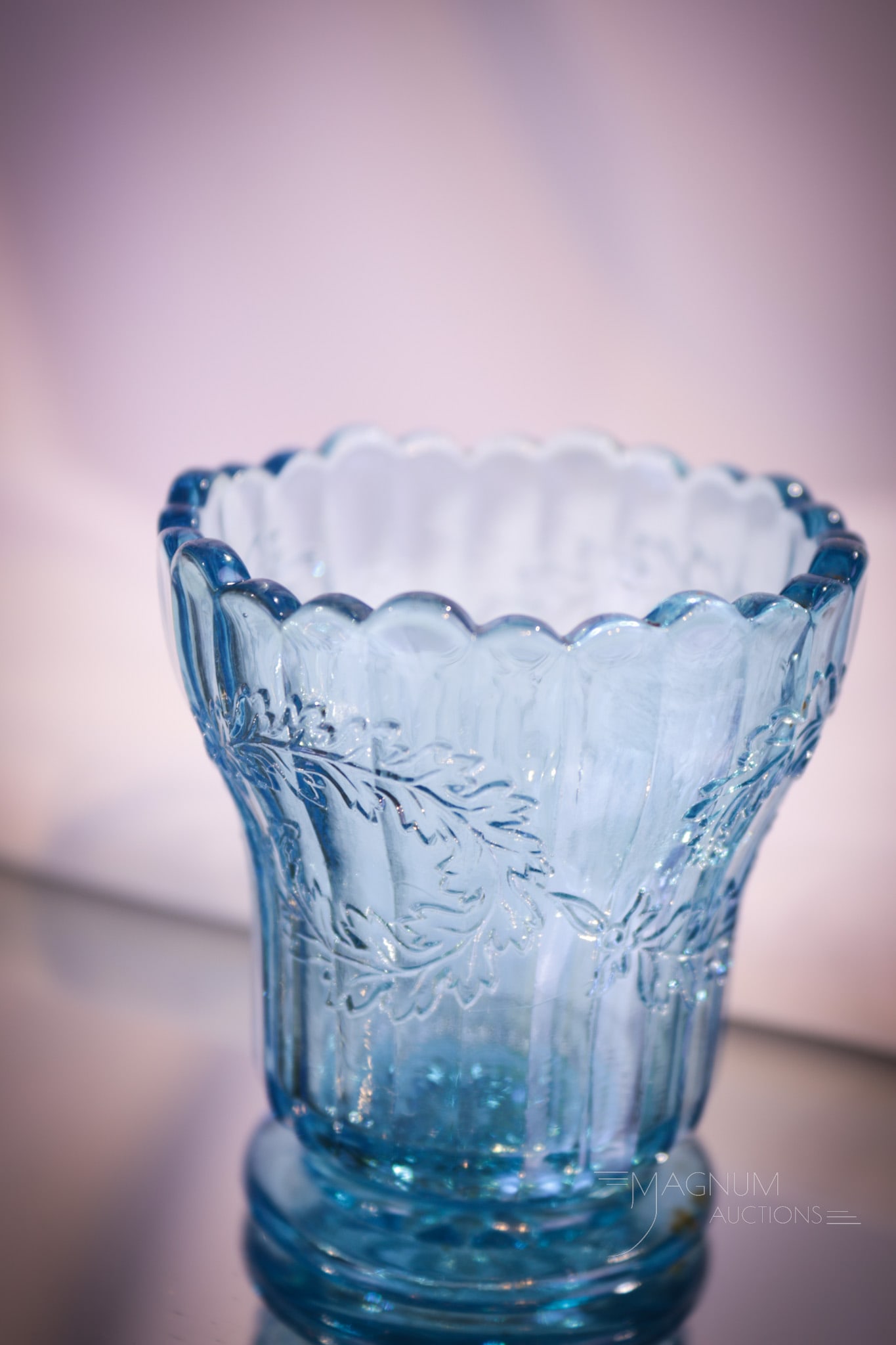 Blue Ivy Scoll Victorian Glass Toothpick Holder (1 of 4)