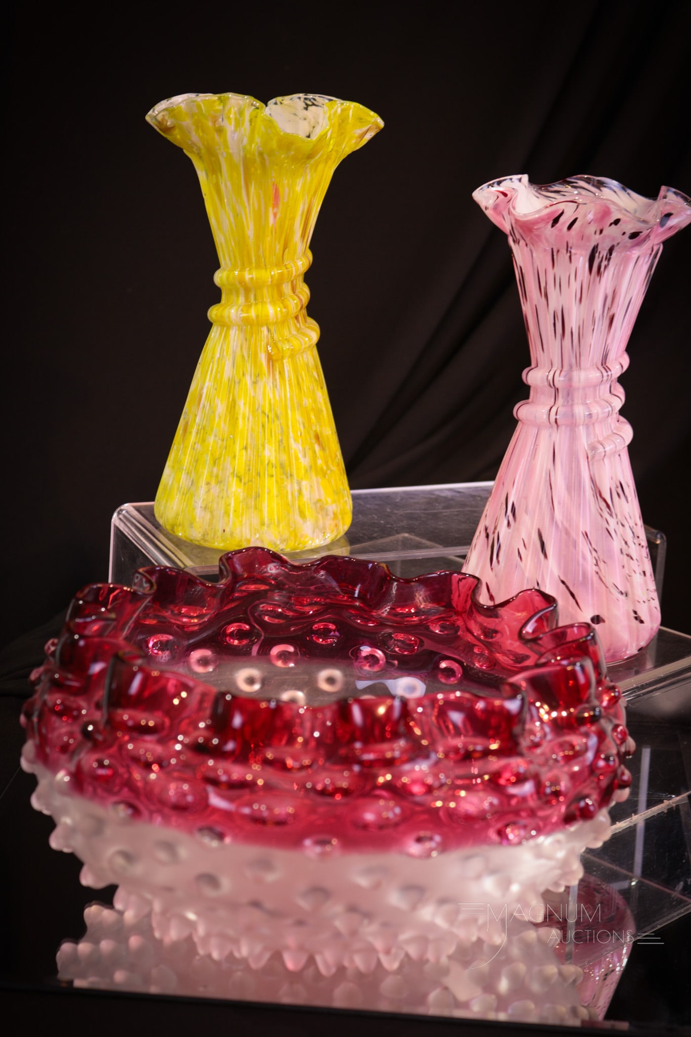 3 pc Lot Victorian Glass Hobb's & More (1 of 7)