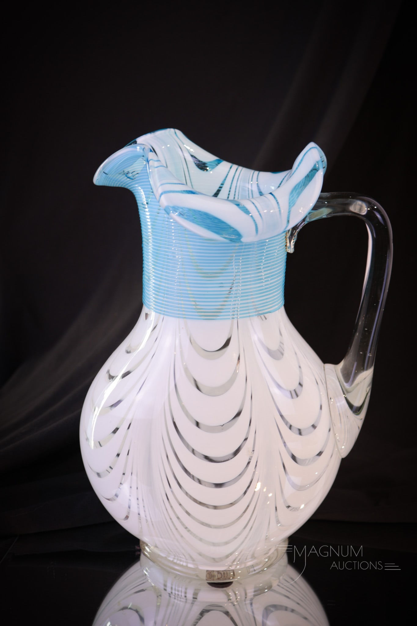 Hobb's Venetian Victorian Glass Water Pitcher (1 of 5)