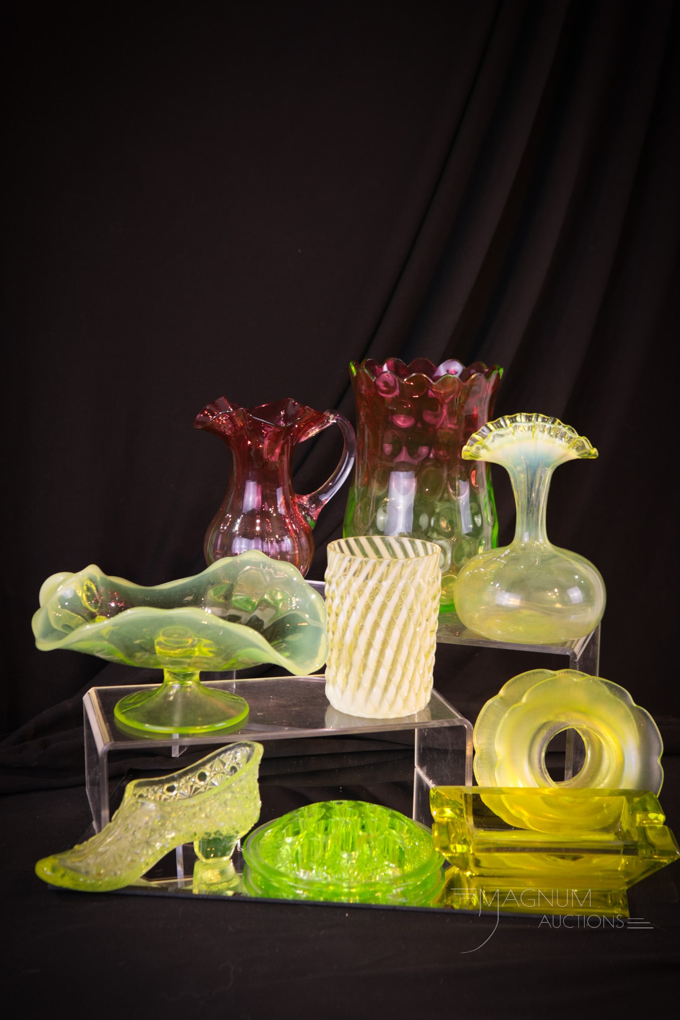 12 pc Lot of Too Much Vaseline Glass to Take In (1 of 6)