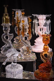 6 pc Lot of Pleasure in Cambridge Glass