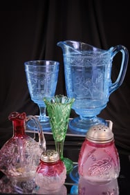 6 pc Lot EAPG Victorian Glass Northwood & More