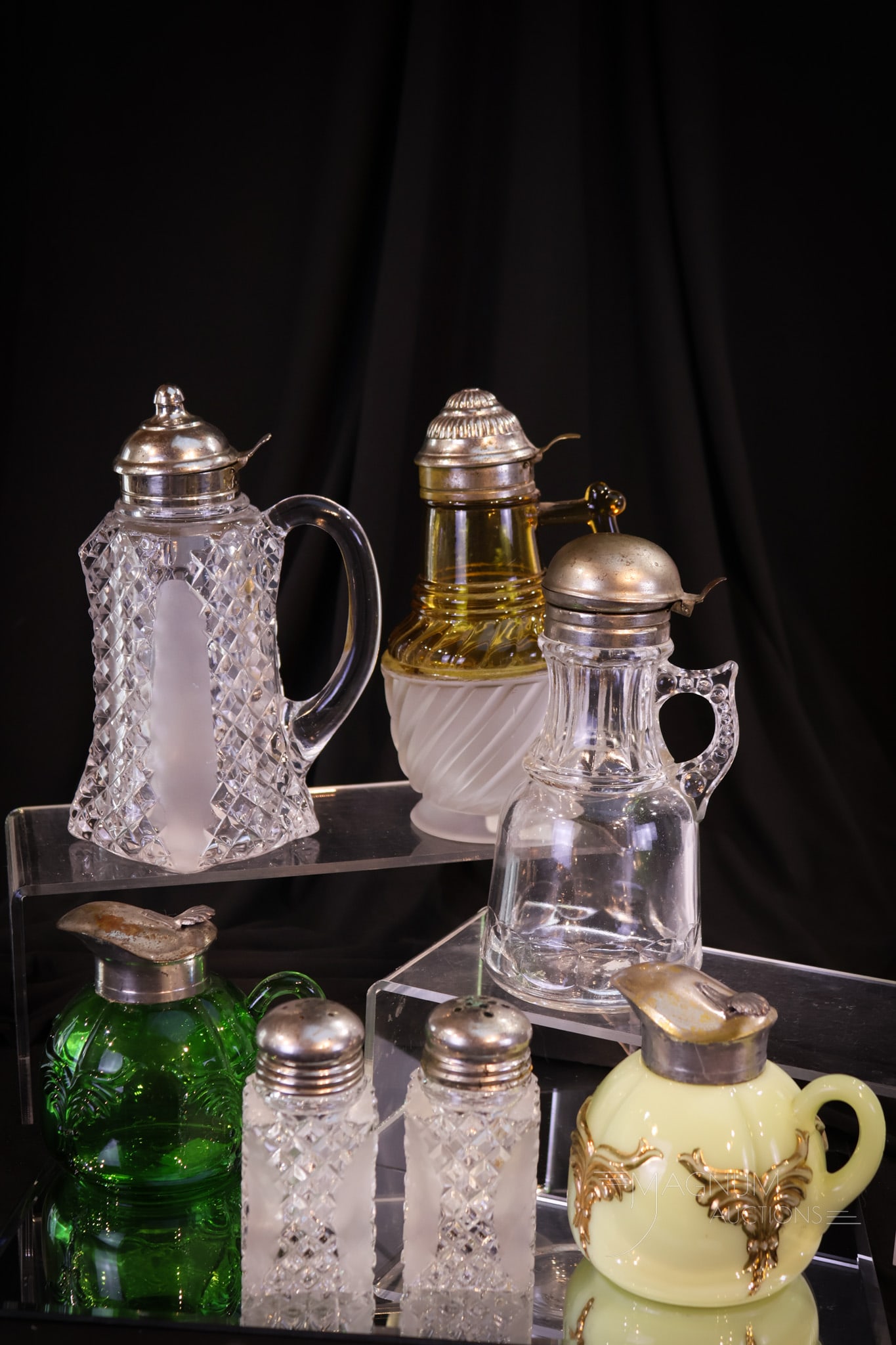 7 pc Lot Victorian EAPG Glass Heisey Gonterman & More (1 of 7)