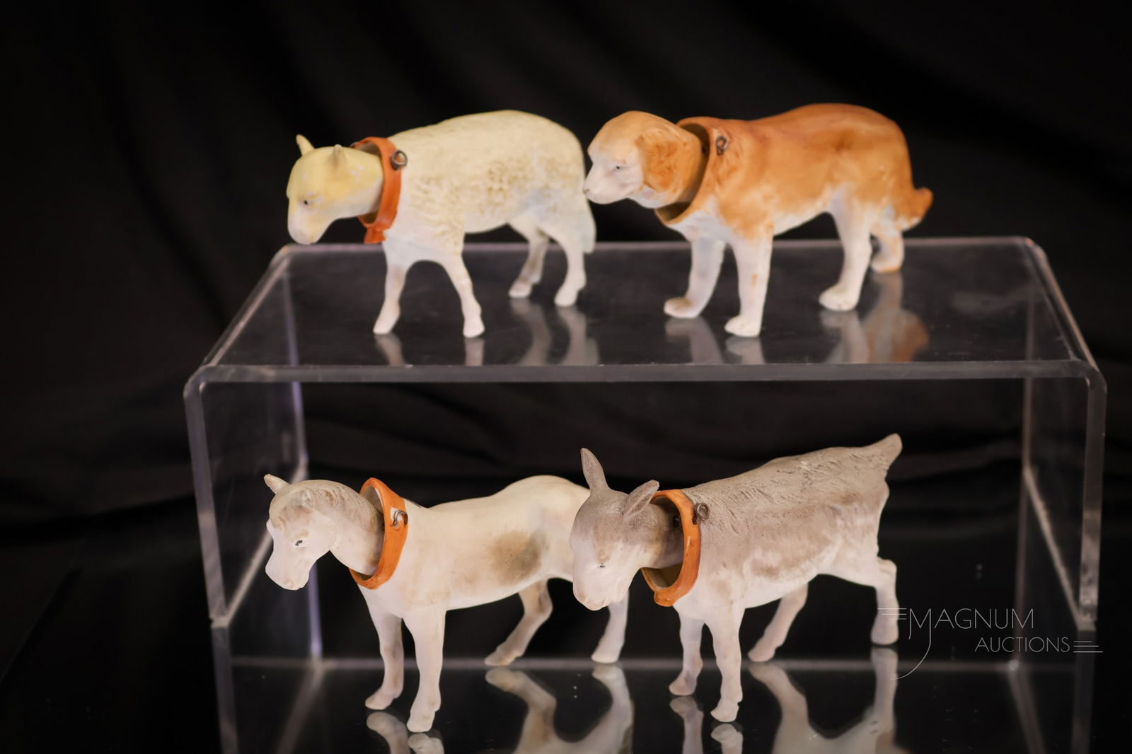 4 pc Lot German Bisque Nodder Figurines (1 of 10)