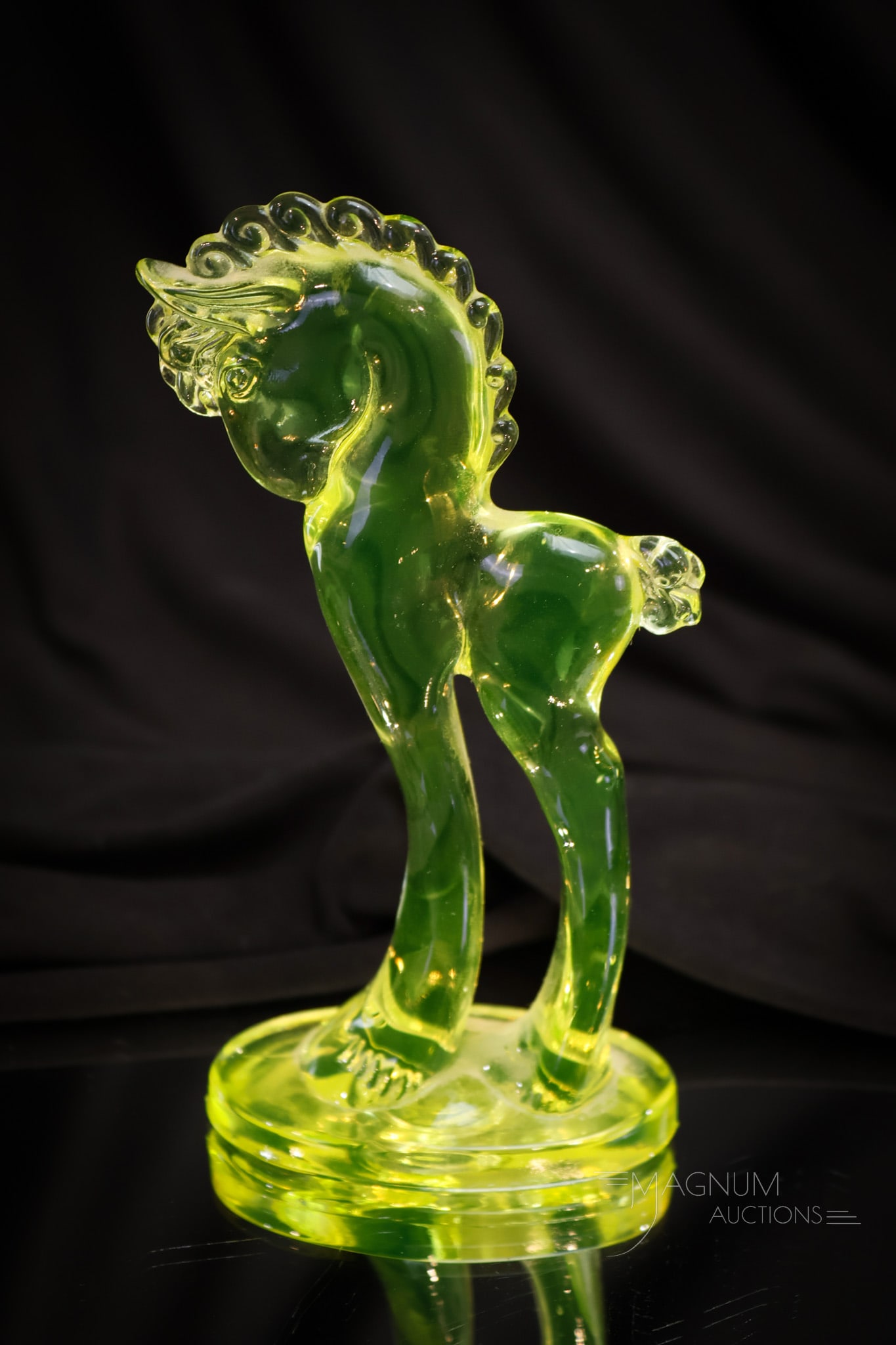 Mosser Vaseline Pony/Colt Figurine (1 of 6)