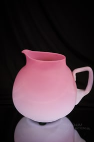 Mt. Washington Victorian Glass Peachblow Cider Pitcher