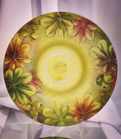 Pairpoint Ambero Chestnut Reverse Painted 13" Bowl