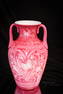 Stevens & Williams Victorian Uranium Cased  Engraved 9" Vase