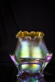 Loetz PG 1/844 Candia Silberiris Applied Glass Variant