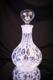 Very Rare Opalescent Honeycomb Decanter Water Bottle