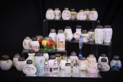 41 pc Lot Victorian Salt Shakers