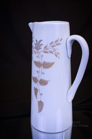 Rare Buckeye Glass Co. Victorian Glass Tankard Pitcher