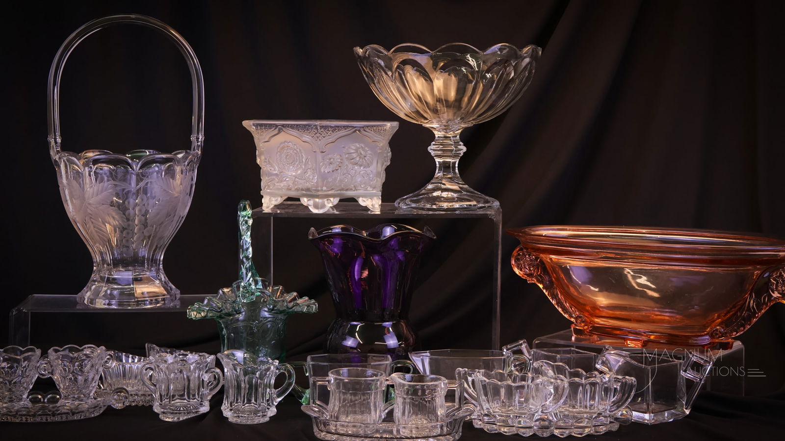 24 pc Lot Heisey Imperial & Related Glass (1 of 14)
