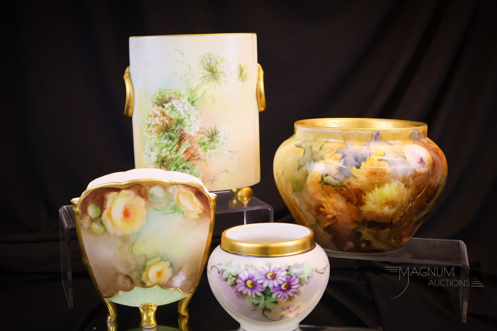 4 pc Lot Limoges & More Hand Painted Porcelain (1 of 15)