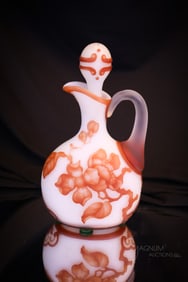 Rare Stevens & Williams English Cameo Art Glass Cruet