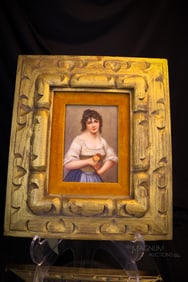 Framed Hand Painted Portrait Plaque