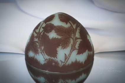 Loetz Richard Cameo Glass Floral Miniature lamp Shade