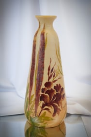 14" Legras French Cameo Art Glass Vase