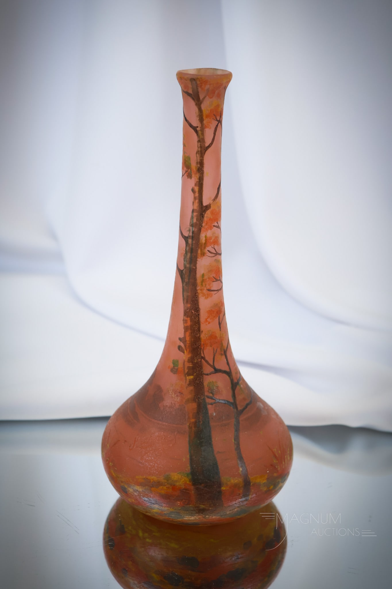 Loets Richard Cameo Art Glass Vase (1 of 9)