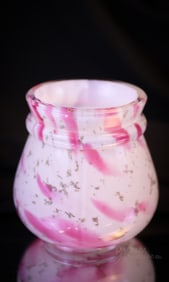 Scarce Northwood Prima Donna Victorian Cranberry Spatter Toothpick Holder