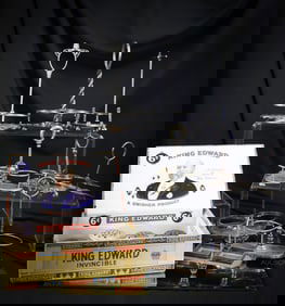 17 pc Lot Victorian Silverplate Shaker Stands & Sugar Shaker Lids