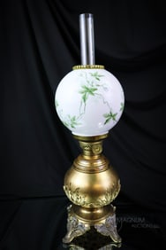 Victor Brass Junior Banquet Victorian Oil Lamp