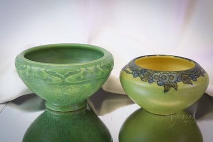 2 pc Lot Arts & Crafts Pottery by Rookwood