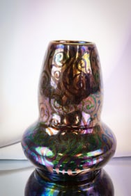 Signed Weller Sicard Iridescent Pottery Vase