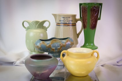 6 pc Lot for Eclectic Pottery Lovers Red Wing & More