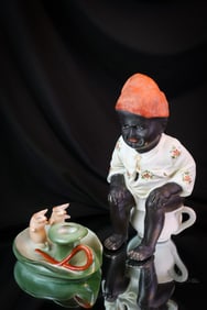Victorian & More Pigs & Black Americana Bisque Porcelain