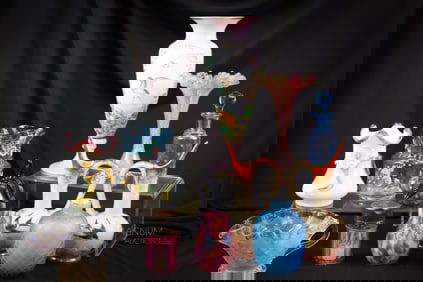 12 pc Magnum Auctions Art Glass Goody Lot