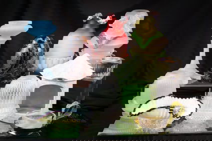 6 pc Lot Fairy Lamps Victorian and More