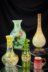 5 pc Lot Glowy Goodness Vaseline Uranium & More