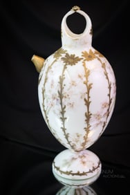 Mt. Washington Victorian Art Glass Colonial Ware 12" Pitcher