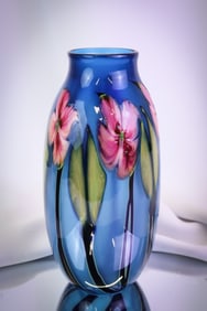 Charles Lotton 1989 Multiflora Art Glass Vase