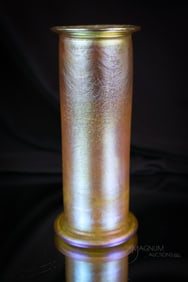 Tiffany Favrile Gold Iridescent Art Glass Vase