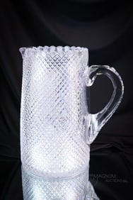 Mt. Washington American Brilliant Cut Glass Water Pitcher