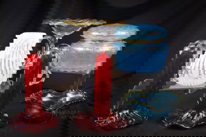 6 pc Lot "This is what dreams are made of" Collectible Glass