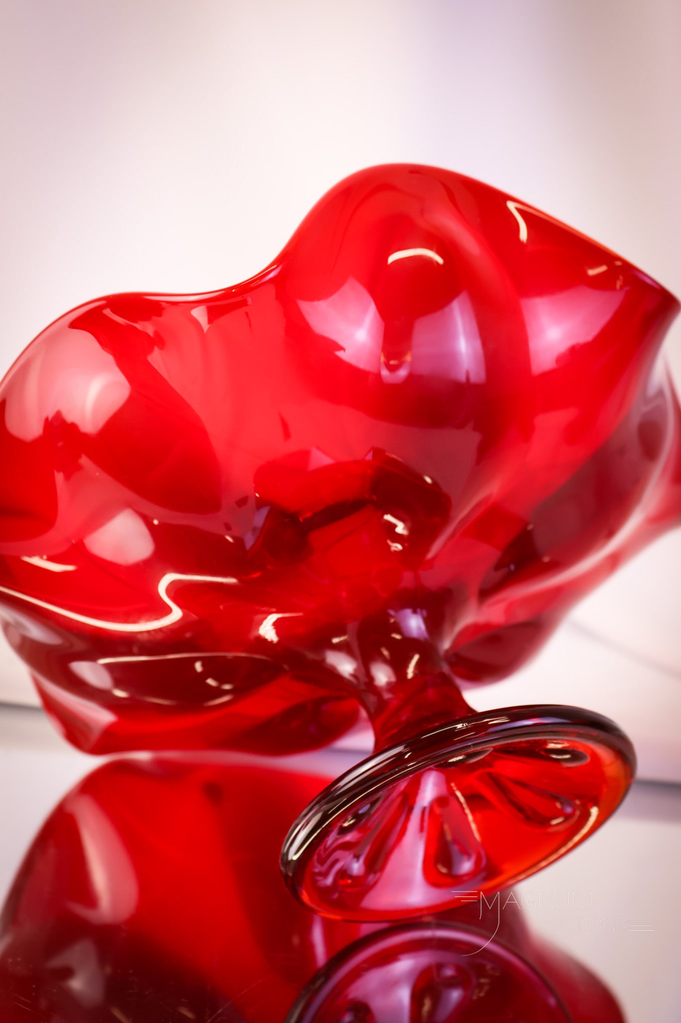 4 pc Lot Viking Ruby Red Glass - 4