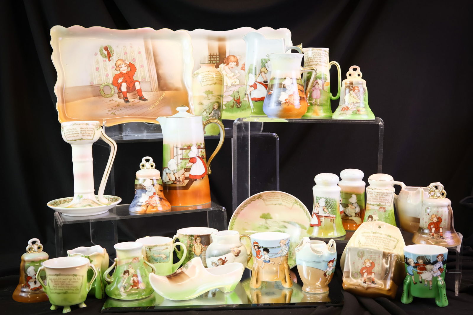 27 pc Lot Royal Bayreuth Sun Bonnet Babies & More (1 of 11)