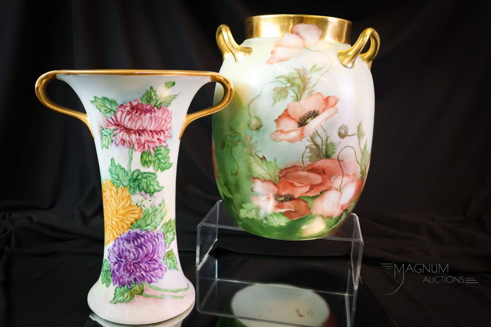 2 pc Lot Hand Painted Porcelain Haviland France & More (1 of 12)